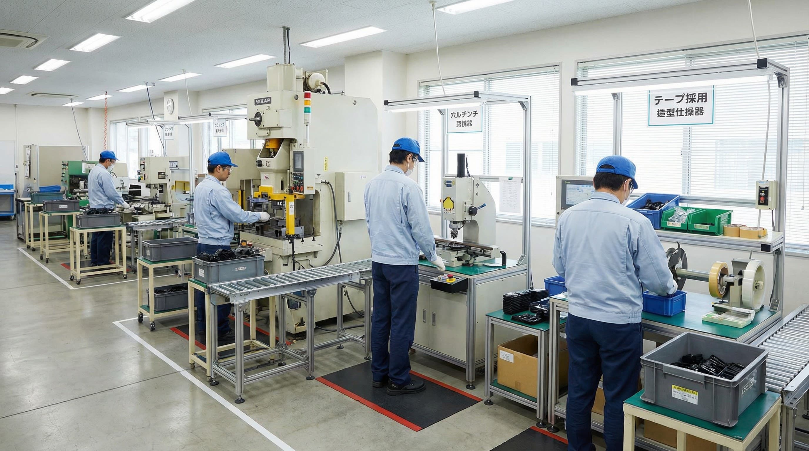 二次加工の様子